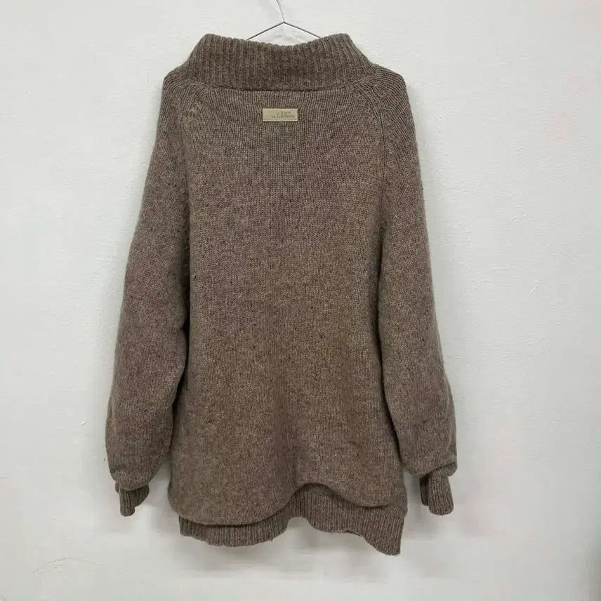 [BUNJANG] Vintage Old School Heavy Knit Zip-Up Jacket / Vintage 올드스쿨 헤비 니트 집업 자켓