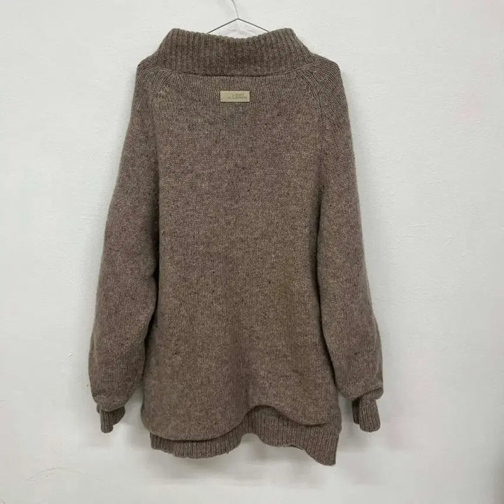 [BUNJANG] Vintage Old School Heavy Knit Zip-Up Jacket / Vintage 올드스쿨 헤비 니트 집업 자켓