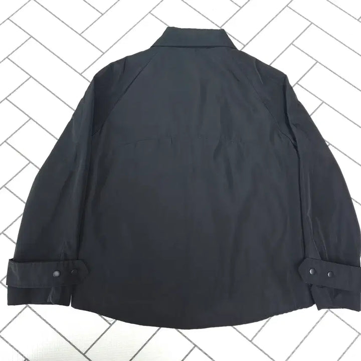 [BUNJANG] DEredita Lambskin Panel Jacket Black 90 / DEredita 에레디따 양가죽 패널 자켓 블랙 90