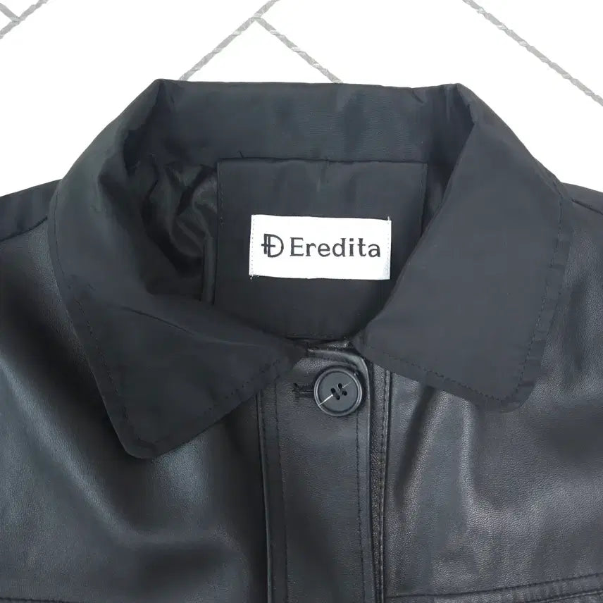 [BUNJANG] DEredita Lambskin Panel Jacket Black 90 / DEredita 에레디따 양가죽 패널 자켓 블랙 90