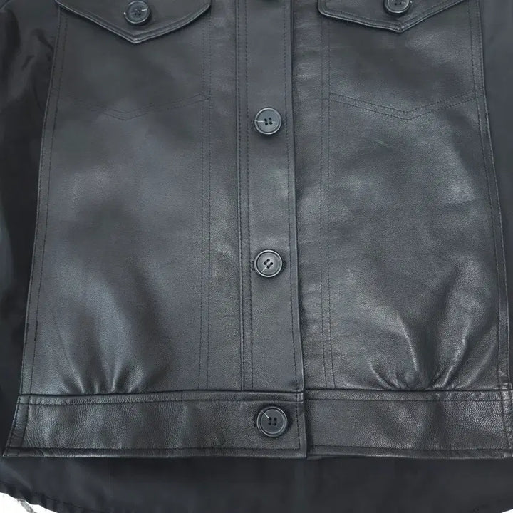 [BUNJANG] DEredita Lambskin Panel Jacket Black 90 / DEredita 에레디따 양가죽 패널 자켓 블랙 90