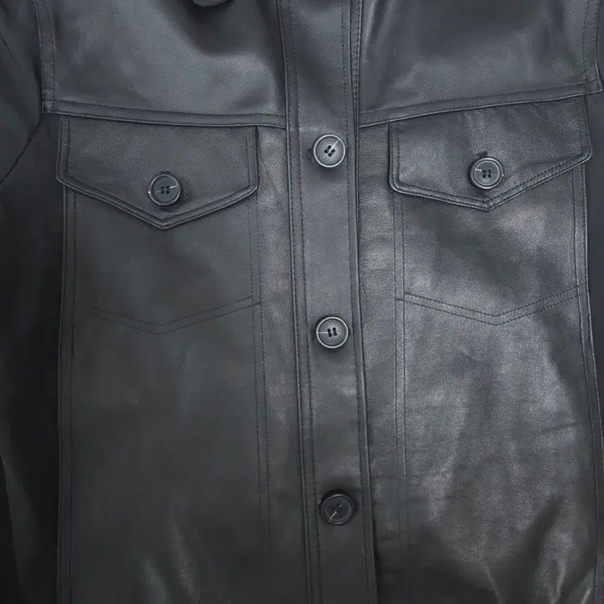 [BUNJANG] DEredita Lambskin Panel Jacket Black 90 / DEredita 에레디따 양가죽 패널 자켓 블랙 90