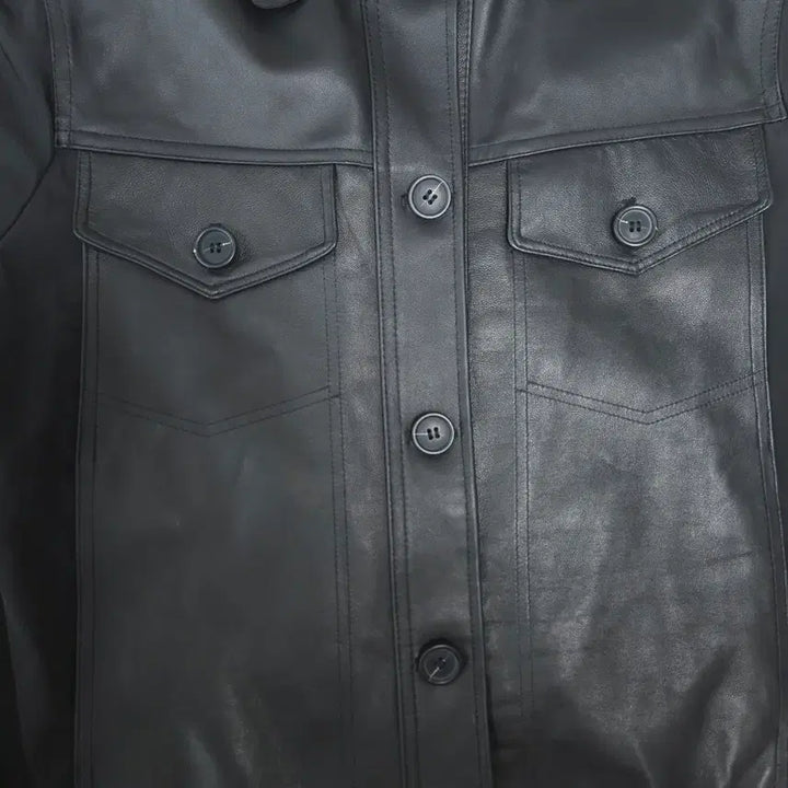 [BUNJANG] DEredita Lambskin Panel Jacket Black 90 / DEredita 에레디따 양가죽 패널 자켓 블랙 90