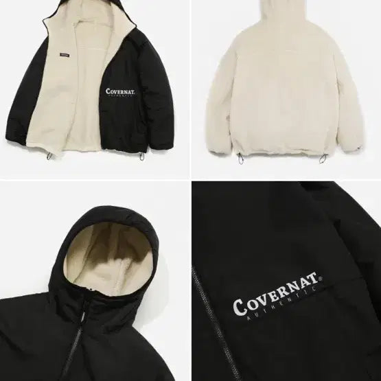 [BUNJANG] Covernat Reversible Fleece Hood Jacket / 커버낫 리버시블 후리스 후드 자켓