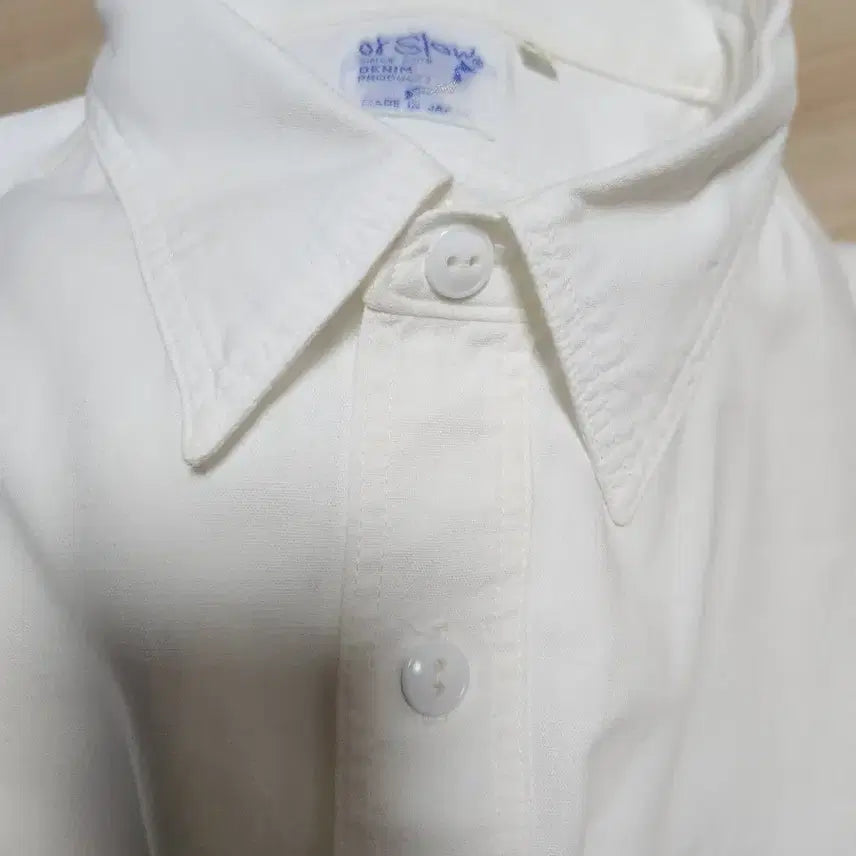 [BUNJANG] OrSlow White Chambray Shirt - Size 4 / 오어슬로우 화이트 샴브레이셔츠 4사이즈