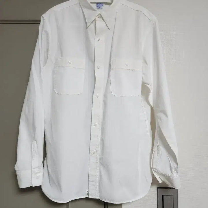 [BUNJANG] OrSlow White Chambray Shirt - Size 4 / 오어슬로우 화이트 샴브레이셔츠 4사이즈