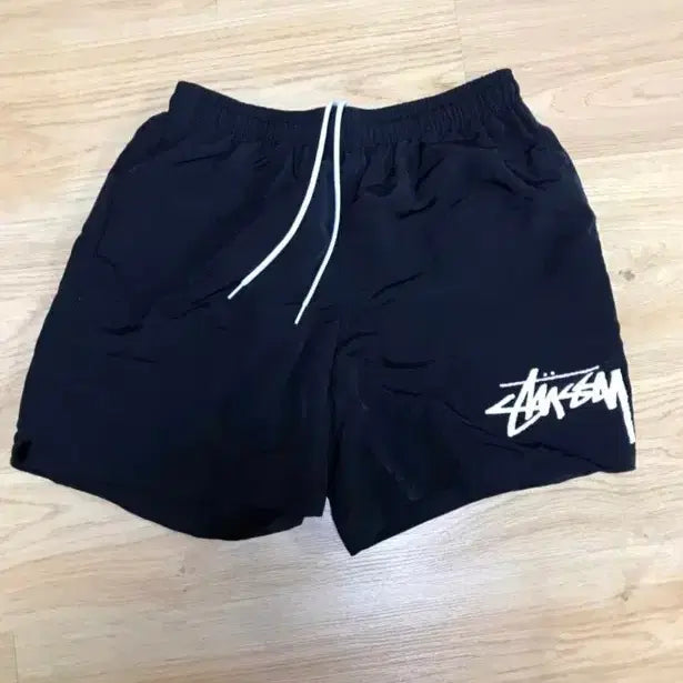 [BUNJANG] Stussy Big Basic Water Shorts Black (Size S) / 스투시 빅 베이직 워터 쇼츠 블랙 s