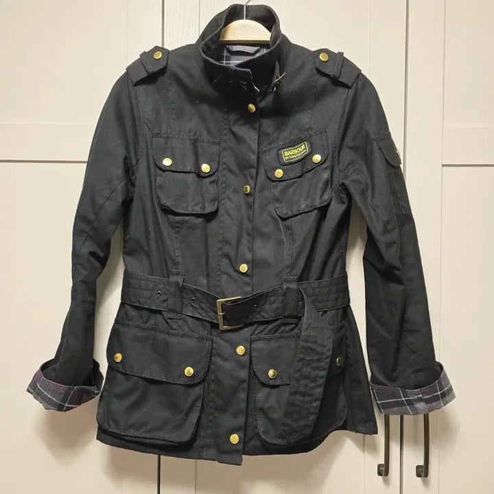 [BUNJANG] Barbour International Black Wax Jacket / 바버 인터내셔널 블랙 왁스 자켓