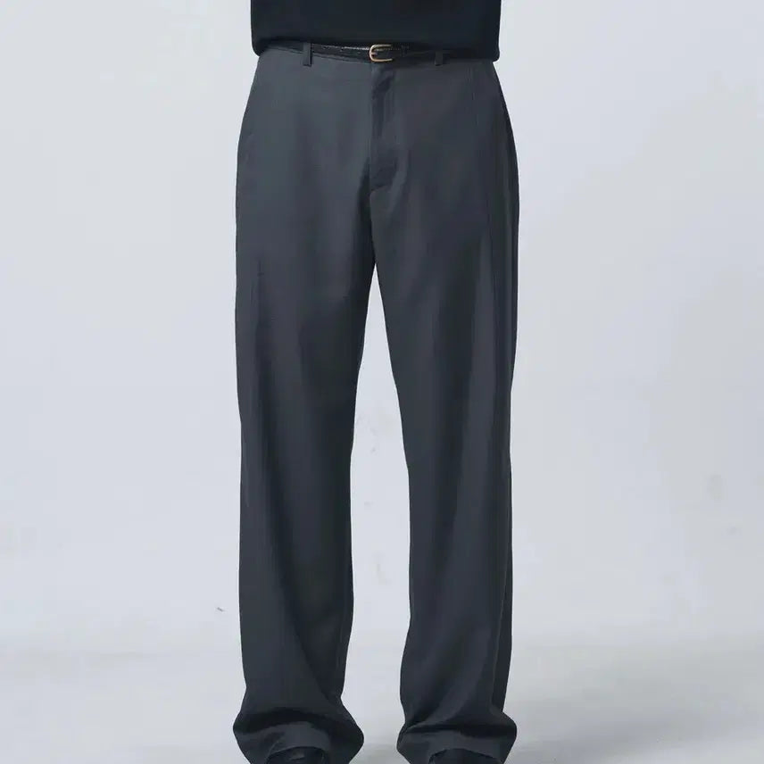 [BUNJANG] Pascer Back Pocket Slacks Charcoal M / 파세르 백 포켓 슬랙스 차콜 M