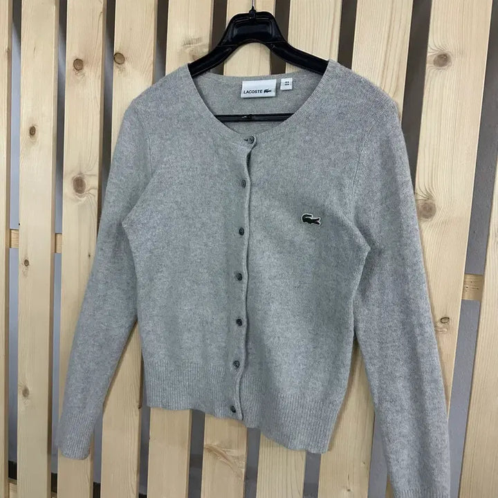 [SOLD OUT] (S) 라코스테 그레이 니트 가디건