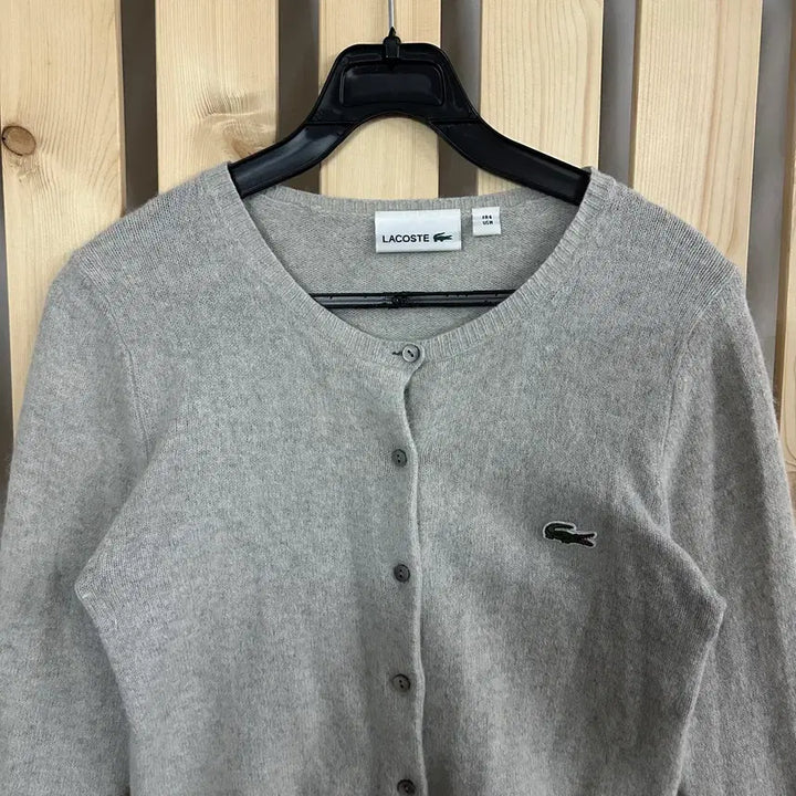 [SOLD OUT] (S) 라코스테 그레이 니트 가디건