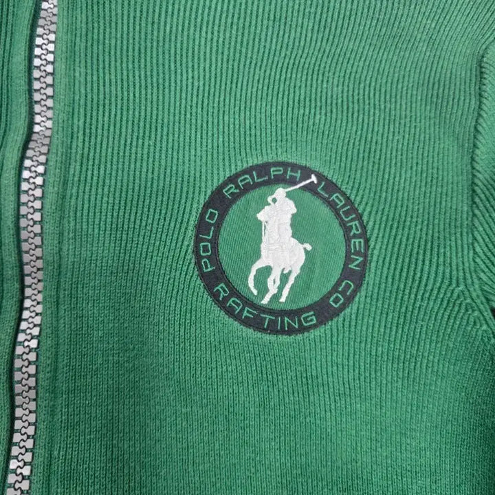 [BUNJANG] Polo Ralph Lauren Racing Knit Zip-Up / 폴로 랄프로렌 레이싱 니트집업