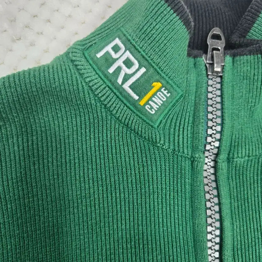 [BUNJANG] Polo Ralph Lauren Racing Knit Zip-Up / 폴로 랄프로렌 레이싱 니트집업
