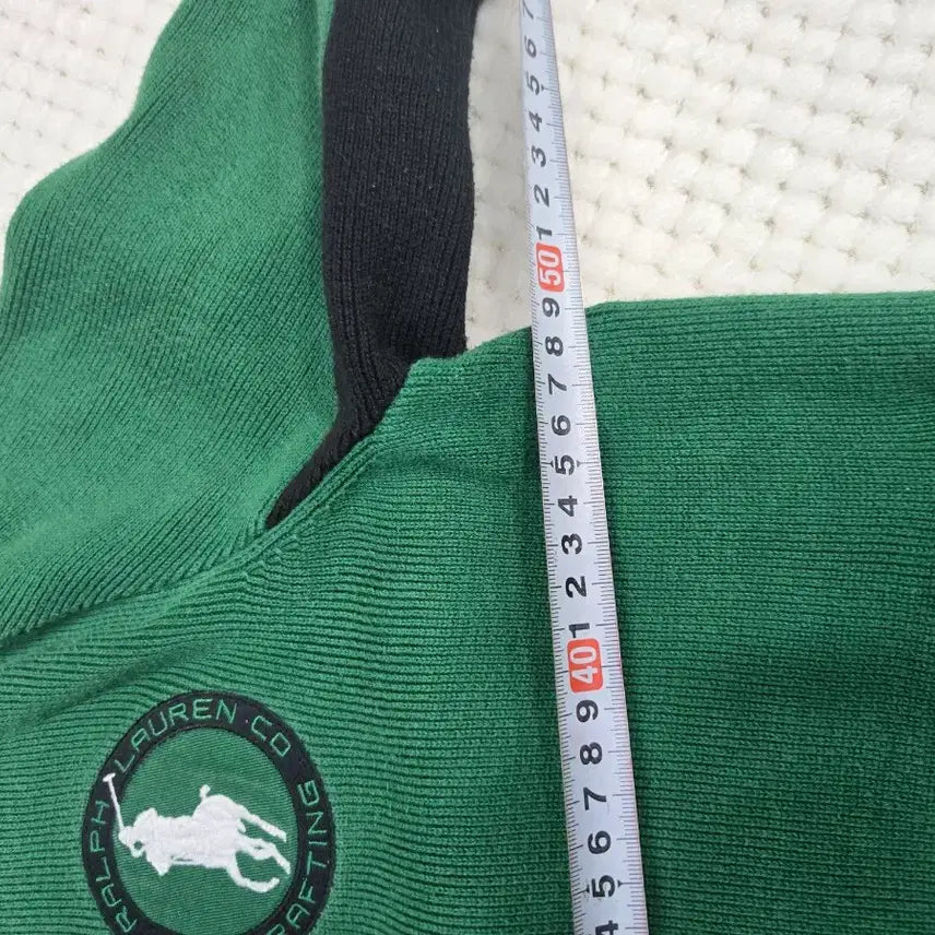 [BUNJANG] Polo Ralph Lauren Racing Knit Zip-Up / 폴로 랄프로렌 레이싱 니트집업