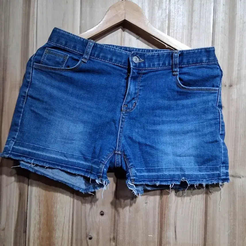 [BUNJANG] Denim Cut-off Shorts / 청반바지 데님 핫팬츠 컷오프 스타일