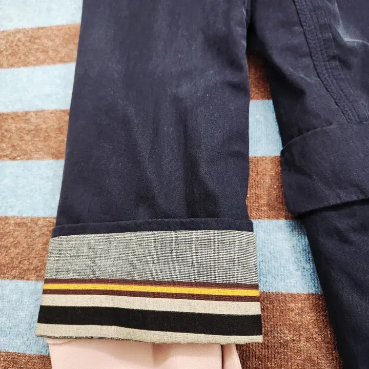 [BUNJANG] Hazzys Navy Long Trench Jacket / 헤지스 롱자켓 트렌치