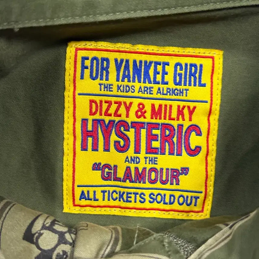 [BUNJANG] Hysteric Glamour Iconic Pattern Multi-Pocket Embroidered Logo Jacket / 히스테릭 글래머 아이코닉 패턴 멀티 포켓 자수 로고 자켓