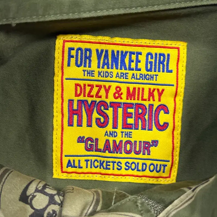 [BUNJANG] Hysteric Glamour Iconic Pattern Multi-Pocket Embroidered Logo Jacket / 히스테릭 글래머 아이코닉 패턴 멀티 포켓 자수 로고 자켓