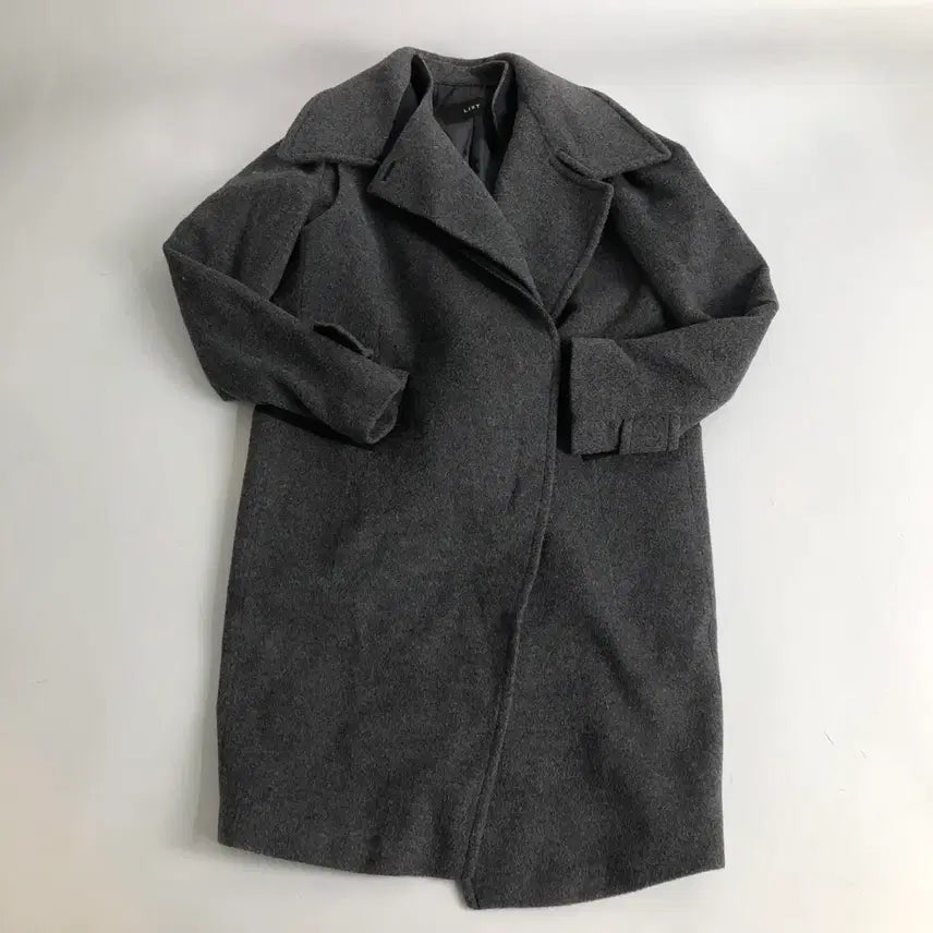 [BUNJANG] LIST Long Wool Coat Gray / LIST 롱 울 코트 그레이