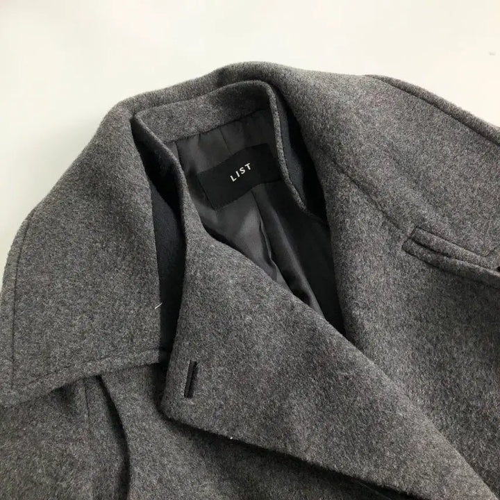 [BUNJANG] LIST Long Wool Coat Gray / LIST 롱 울 코트 그레이