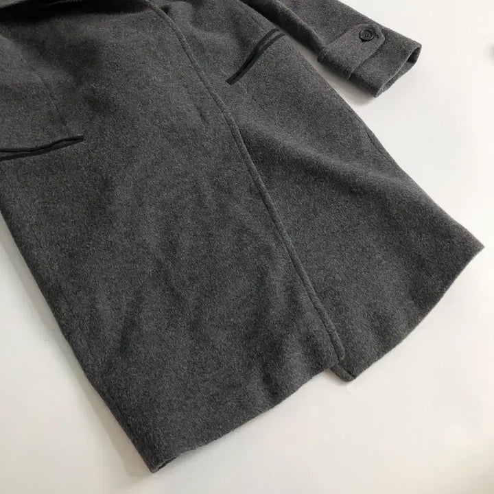 [BUNJANG] LIST Long Wool Coat Gray / LIST 롱 울 코트 그레이