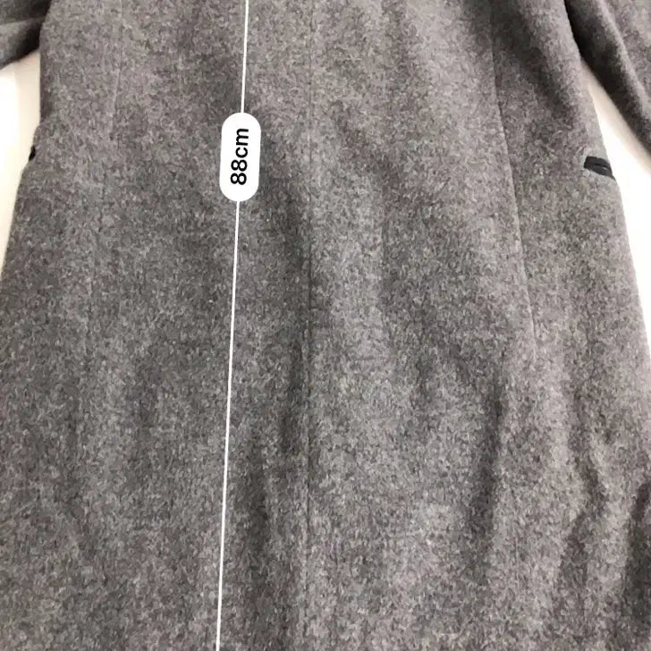 [BUNJANG] LIST Long Wool Coat Gray / LIST 롱 울 코트 그레이