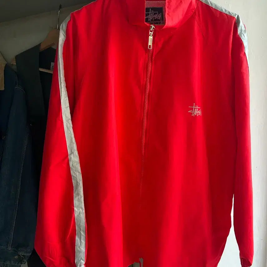 [BUNJANG] Stussy Sports Reflective Windbreaker / 90s 스투시스포츠 리플렉티브 바람막이