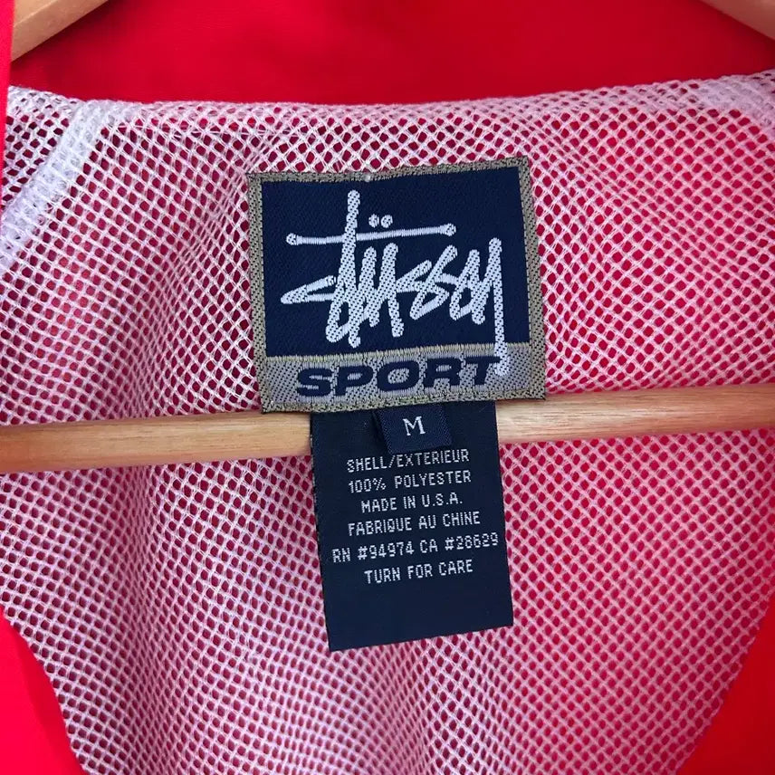 [BUNJANG] Stussy Sports Reflective Windbreaker / 90s 스투시스포츠 리플렉티브 바람막이