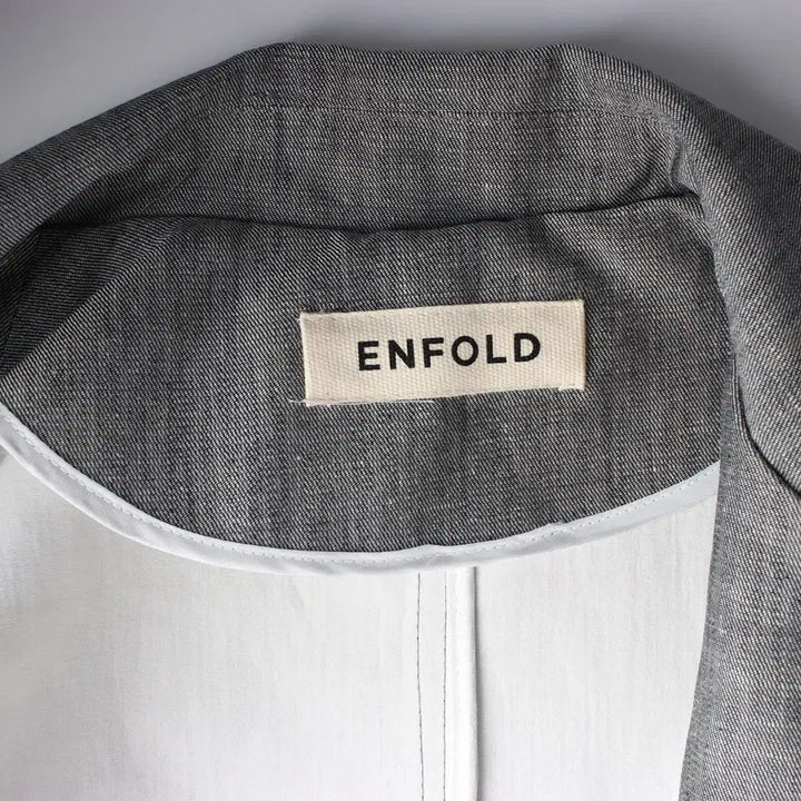 [BUNJANG] ENFOLD Classic Denim Long Coat / 엔폴드 클래식 데님 롱 코트