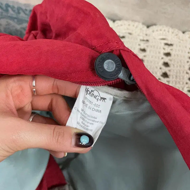[BUNJANG] Kipling Y2K Red Mini Backpack / [F] 키플링 Y2K 레드 미니 백팩 가방
