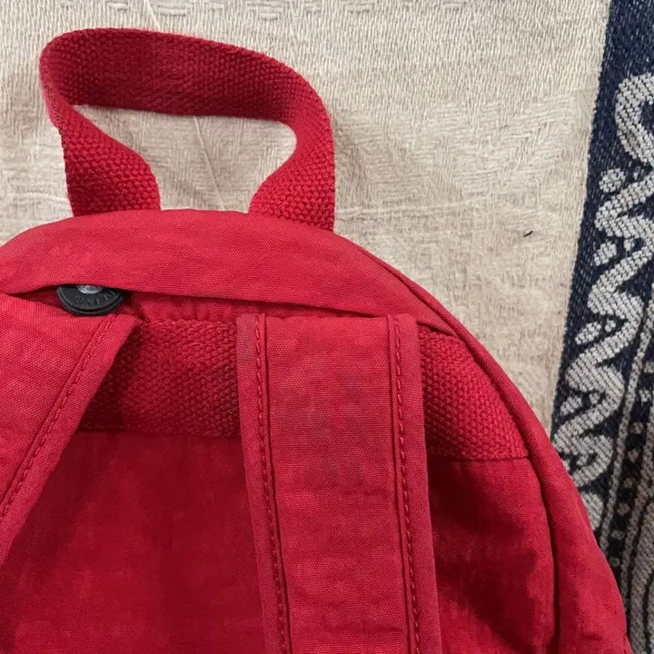 [BUNJANG] Kipling Y2K Red Mini Backpack / [F] 키플링 Y2K 레드 미니 백팩 가방