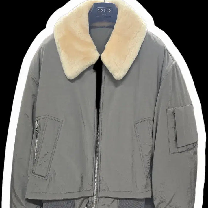 [BUNJANG] Solid Homme Down Bomber Jacket Set Khaki / 솔리드옴므 다운보머 재킷 세트 카키 46(95) 48(100)