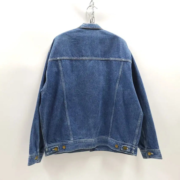 [BUNJANG] Japan One Piece Denim Work Jacket with Character Brooches / JAPAN 재팬 원피스 캐릭터뱃지 빈티지청자켓 워크자켓 데님자켓 C968