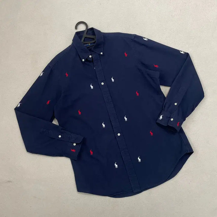 [BUNJANG] Polo Ralph Lauren Multi-Logo Shirt / M 폴로 랄프로렌 멀티로고 셔츠 남방 B.4624