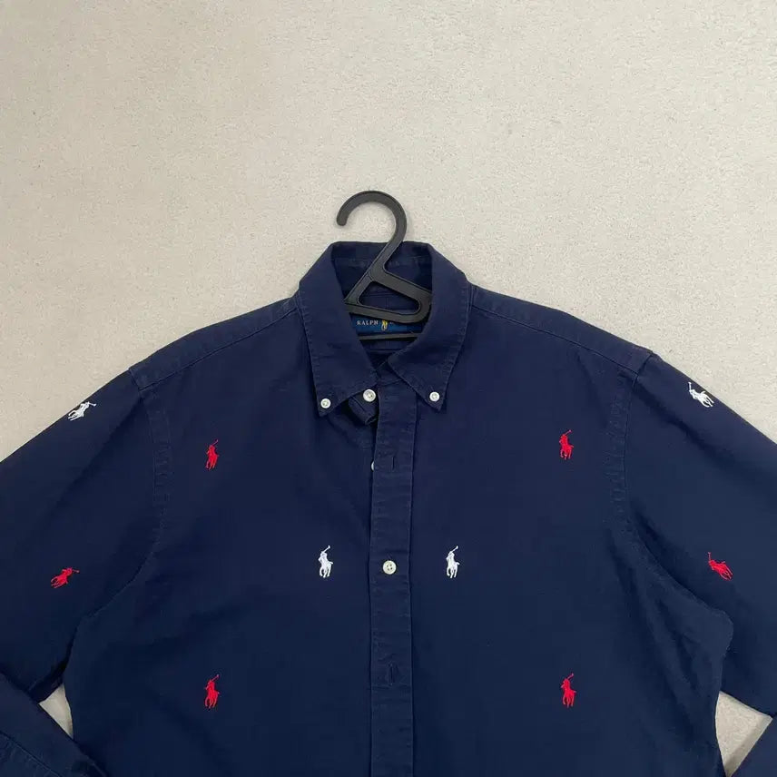[BUNJANG] Polo Ralph Lauren Multi-Logo Shirt / M 폴로 랄프로렌 멀티로고 셔츠 남방 B.4624