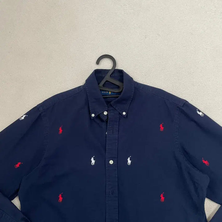 [BUNJANG] Polo Ralph Lauren Multi-Logo Shirt / M 폴로 랄프로렌 멀티로고 셔츠 남방 B.4624