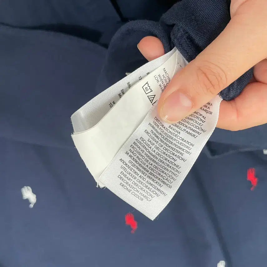 [BUNJANG] Polo Ralph Lauren Multi-Logo Shirt / M 폴로 랄프로렌 멀티로고 셔츠 남방 B.4624