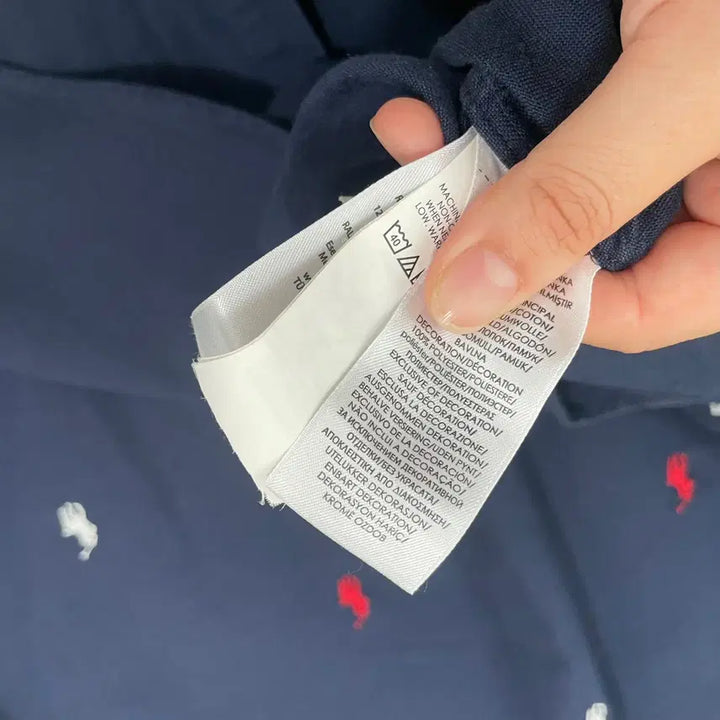 [BUNJANG] Polo Ralph Lauren Multi-Logo Shirt / M 폴로 랄프로렌 멀티로고 셔츠 남방 B.4624