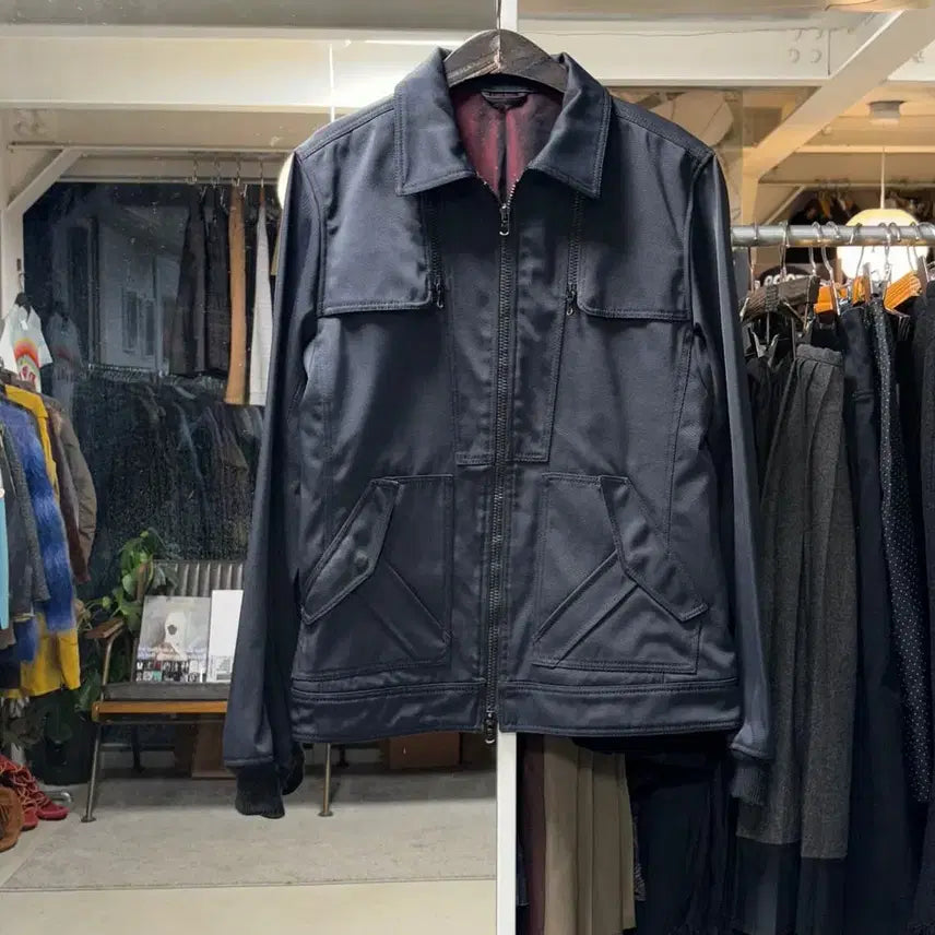 [BUNJANG] Iroquois Poly Zip-Up Jacket / Iroquois 폴리 집업 자켓