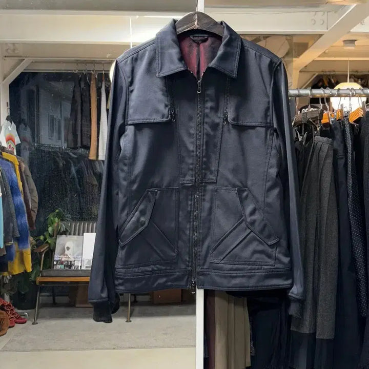 [BUNJANG] Iroquois Poly Zip-Up Jacket / Iroquois 폴리 집업 자켓