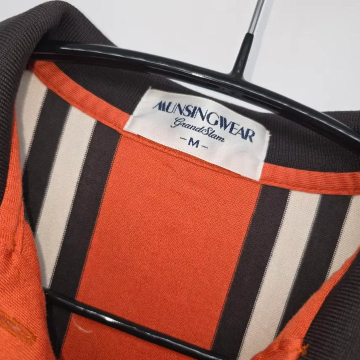 [BUNJANG] MUNSINGWEAR Grand Slam Striped Polo Knit / MUNSINGWEAR 스트라이프 니트