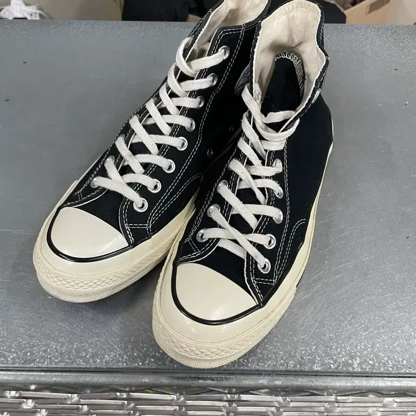[BUNJANG] Converse Chuck 70 Black Sneakers / 컨버스 척 70 블랙 255