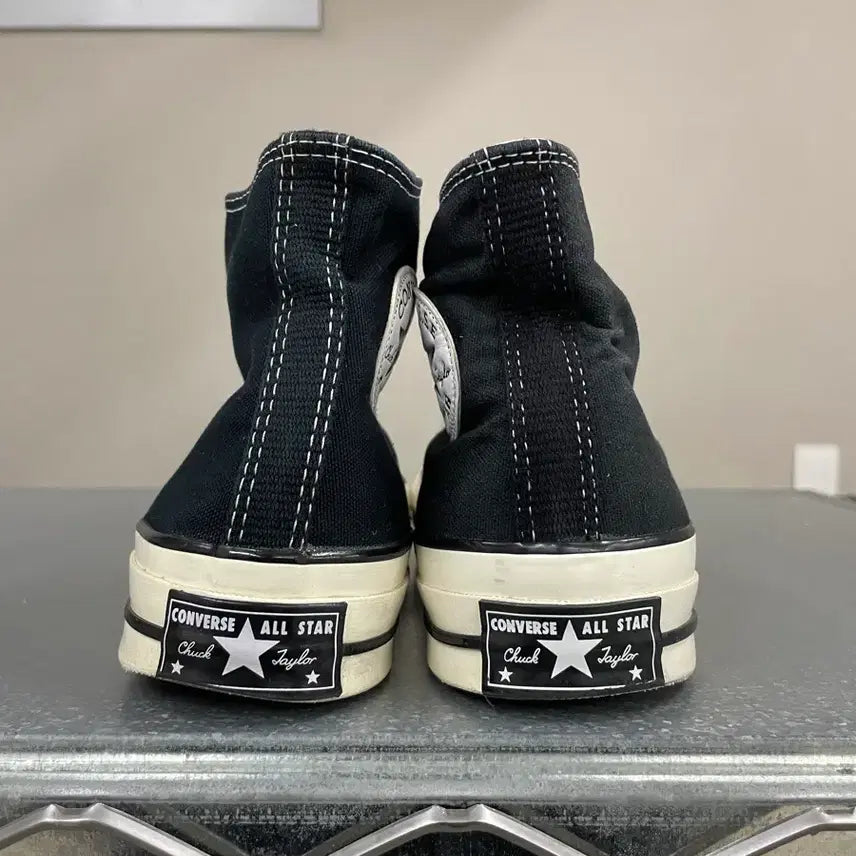 [BUNJANG] Converse Chuck 70 Black Sneakers / 컨버스 척 70 블랙 255
