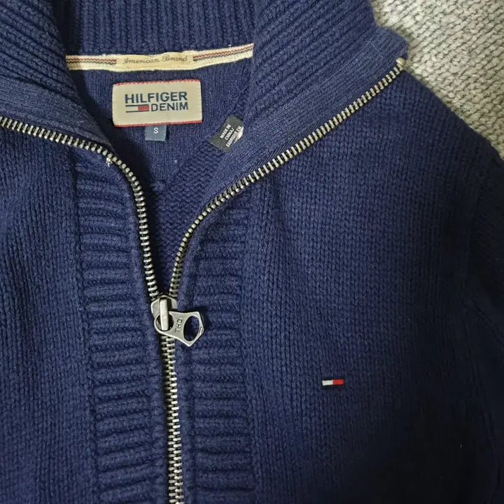 [BUNJANG] Hilfiger Denim Knit Zip-Up / 힐피거데님 니트집업 판매합니다