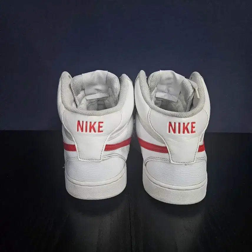[BUNJANG] Nike Court Vision Mid White High-Top Sneakers / 나이키 코트비전 미드 화이트 남성 280~285 하이탑