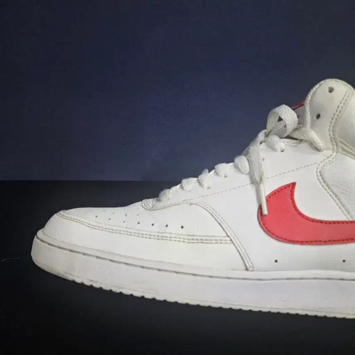 [BUNJANG] Nike Court Vision Mid White High-Top Sneakers / 나이키 코트비전 미드 화이트 남성 280~285 하이탑