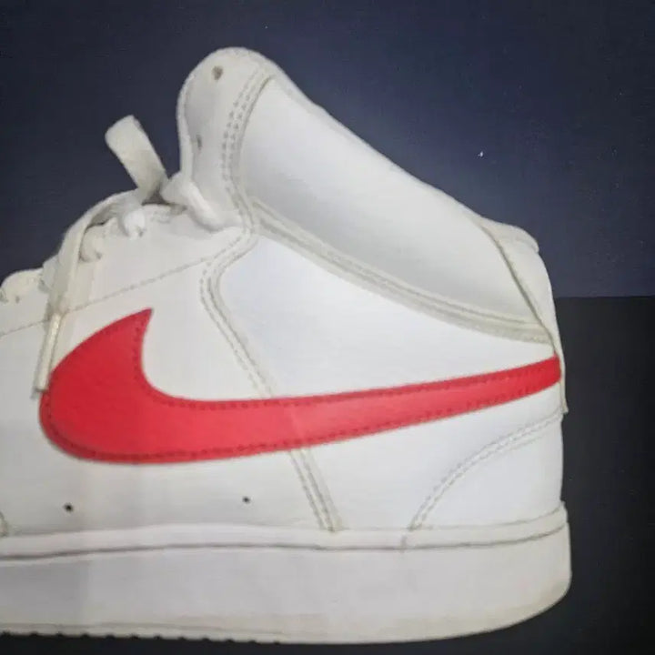 [BUNJANG] Nike Court Vision Mid White High-Top Sneakers / 나이키 코트비전 미드 화이트 남성 280~285 하이탑