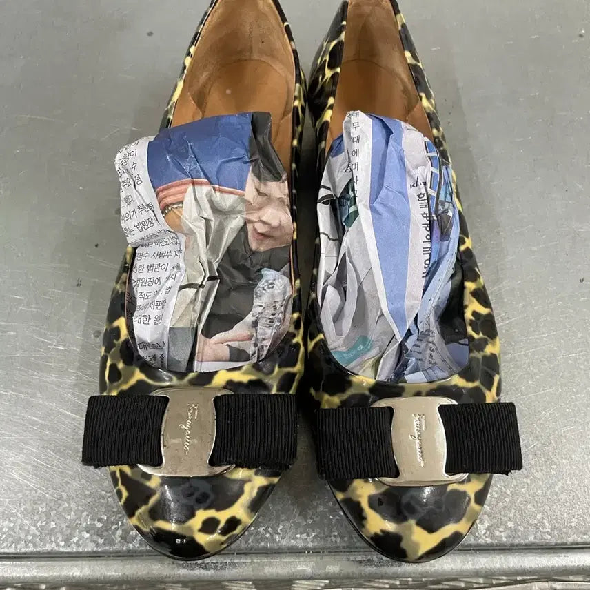 [BUNJANG] Ferragamo Leopard Print Flat Shoes / 페레가모 레오파드 플랫 슈즈 6