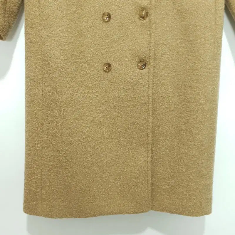 [BUNJANG] Gongu Woman Double Button Boucle Long Coat / 공구우먼 더블 버튼 부클 롱 코트 1_W0543