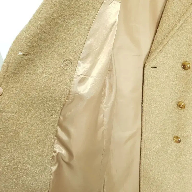 [BUNJANG] Gongu Woman Double Button Boucle Long Coat / 공구우먼 더블 버튼 부클 롱 코트 1_W0543